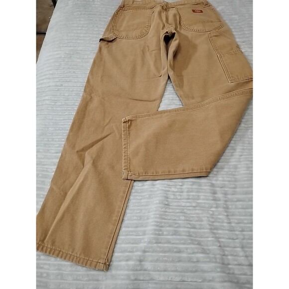 Dickies Carpenter camel khaki jeans mens 30 X 32 workwear - Picture 10 of 14